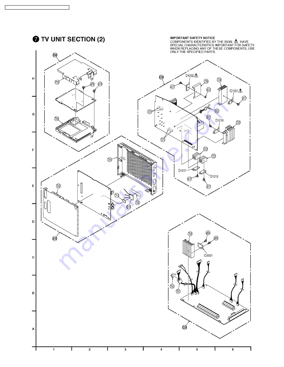 Panasonic PT-44LCX65-K Service Manual Download Page 200