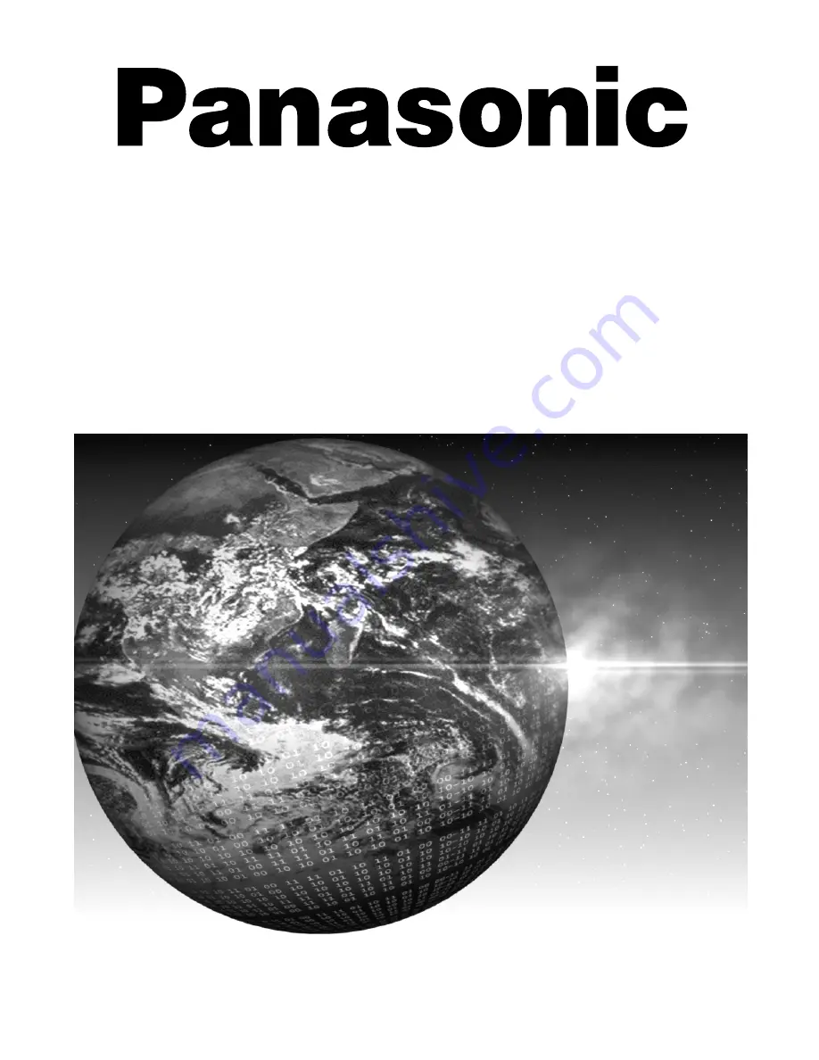 Panasonic PT-47WX42C Operating Instructions Manual Download Page 1