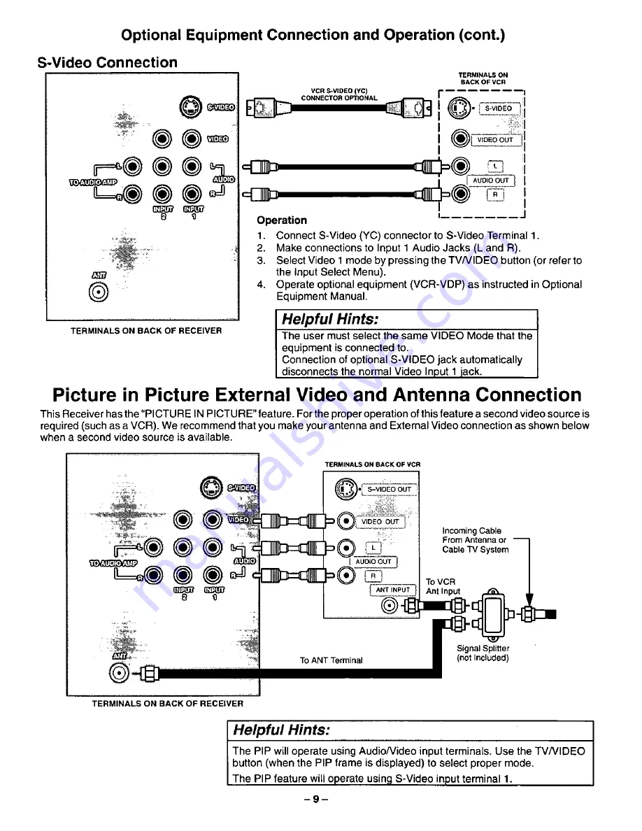 Panasonic PT-51G46 Скачать руководство пользователя страница 9