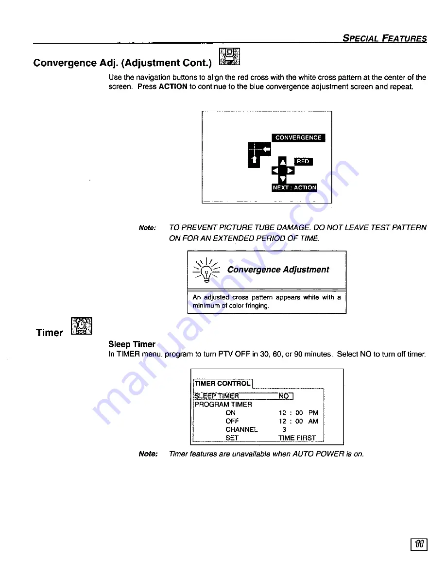 Panasonic PT-51G53X Operating Instructions Manual Download Page 13