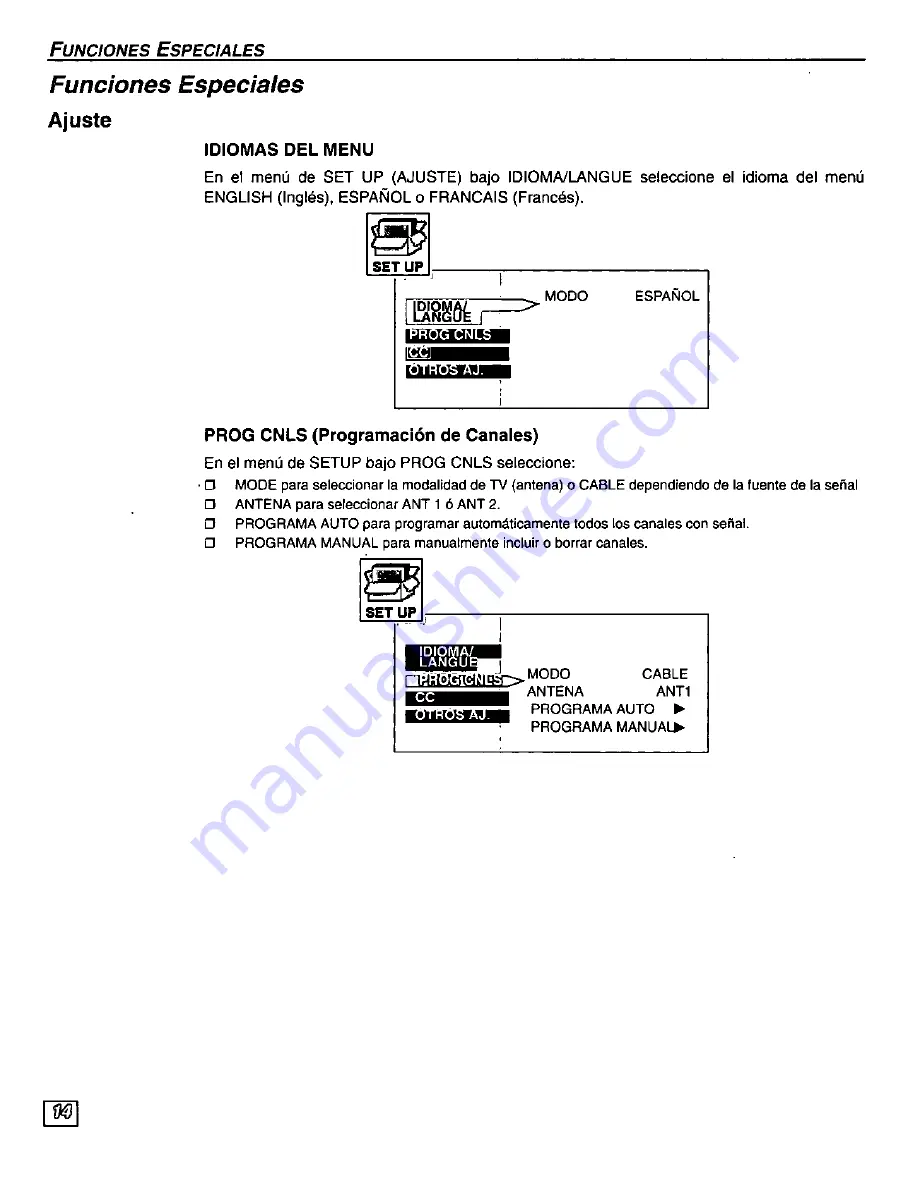 Panasonic PT-51SX60 Operating Instructions Manual Download Page 40