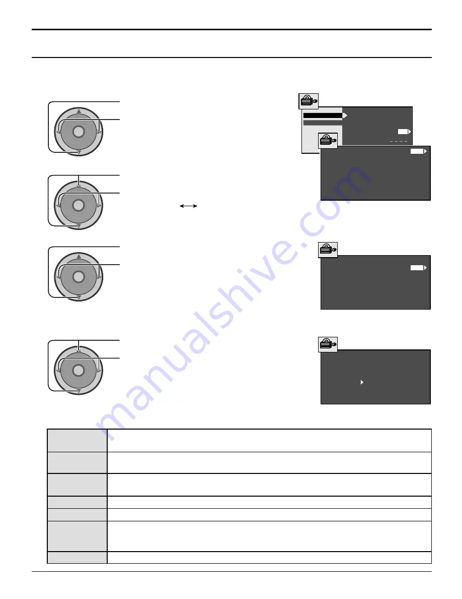 Panasonic PT-52DL52 Operating Instructions Manual Download Page 55