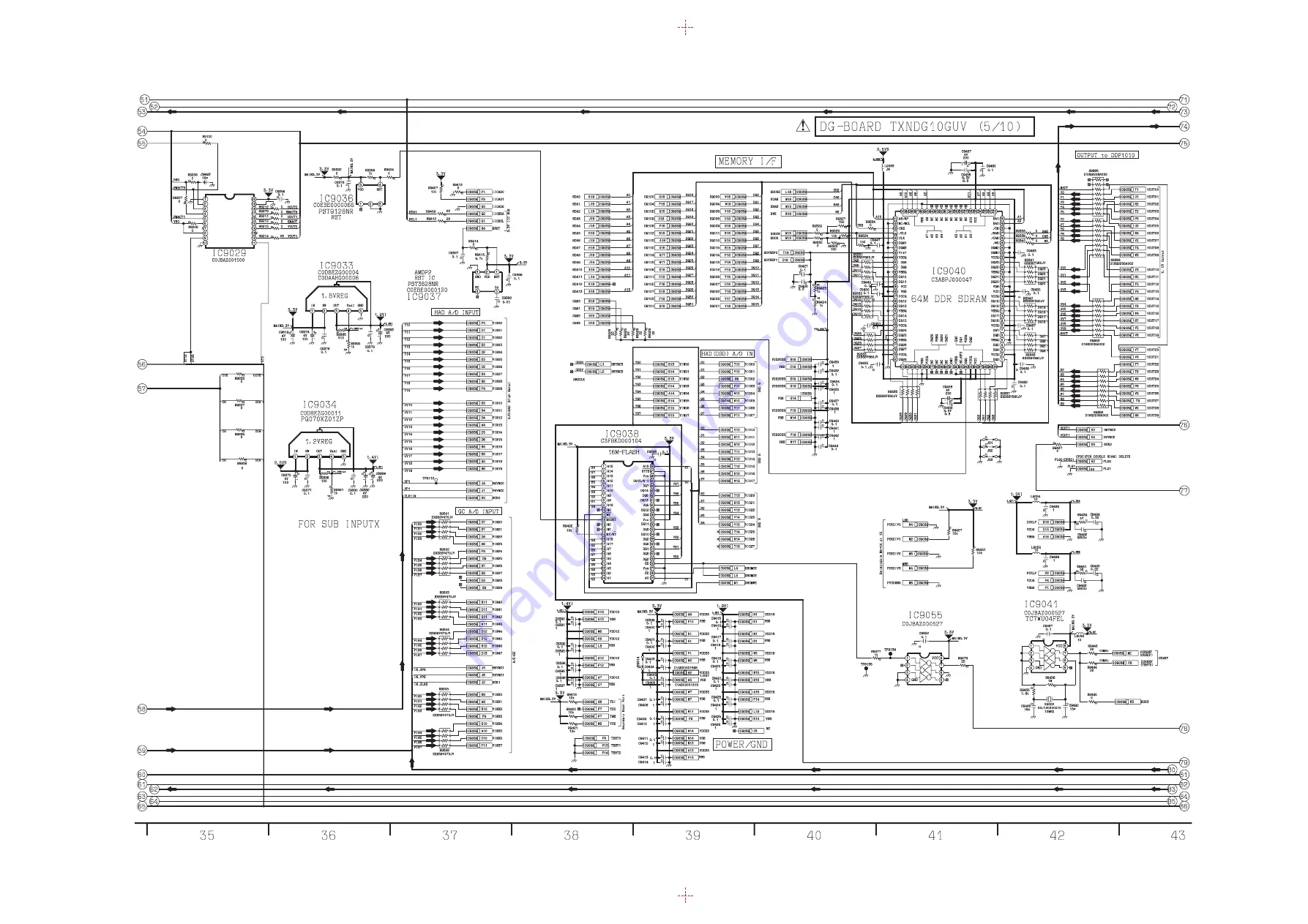 Panasonic PT-52DL52 Service Manual Download Page 136