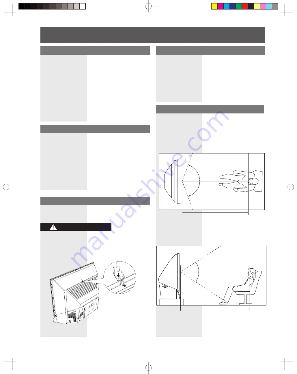 Panasonic PT-52LCX15K Operating Instructions Manual Download Page 6