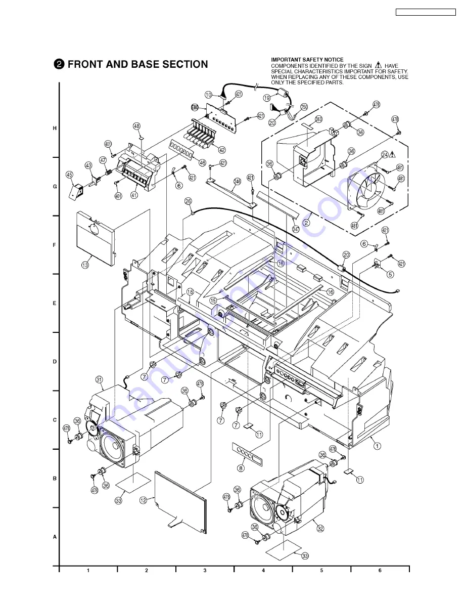 Panasonic PT-56DLX25 Service Manual Download Page 87