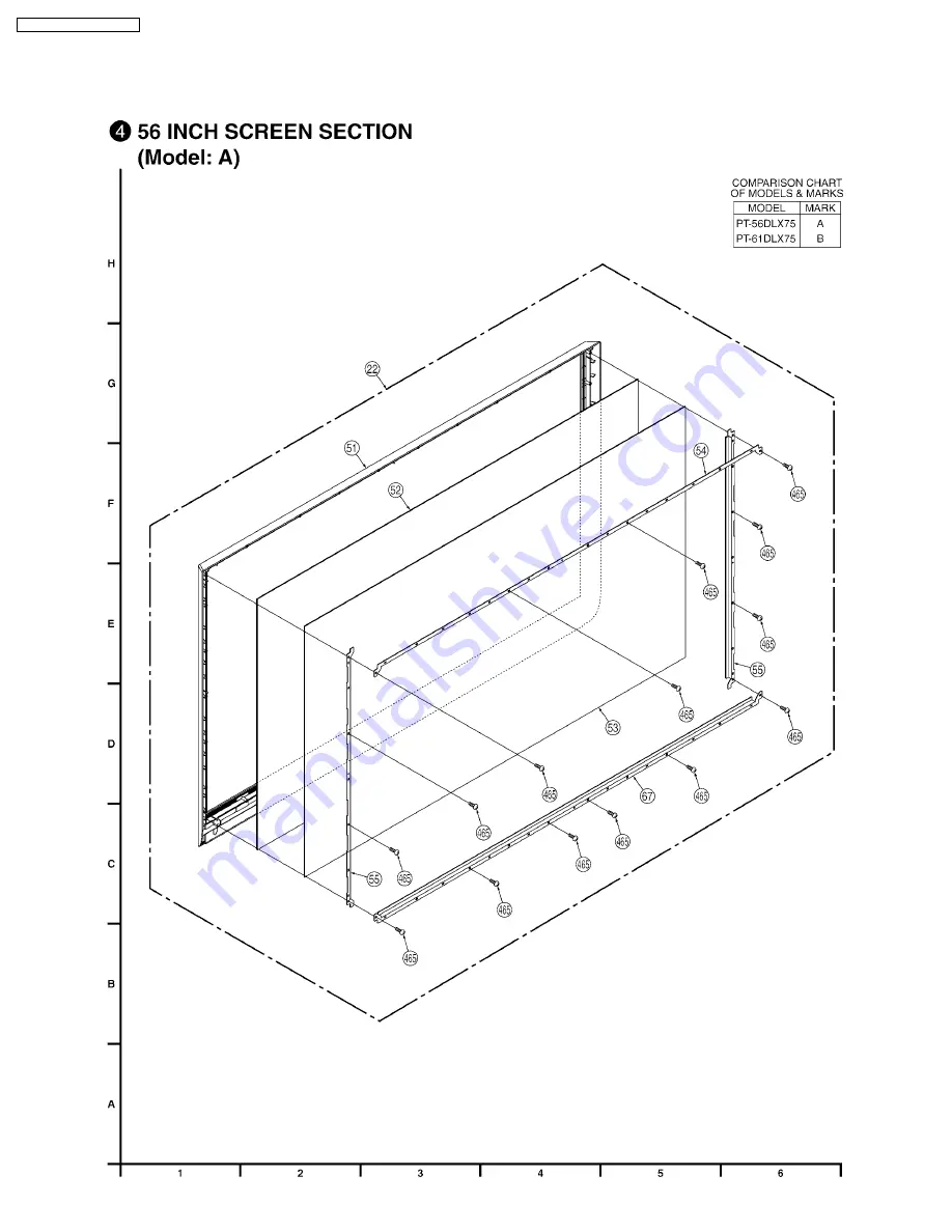 Panasonic PT-56DLX25 Service Manual Download Page 90