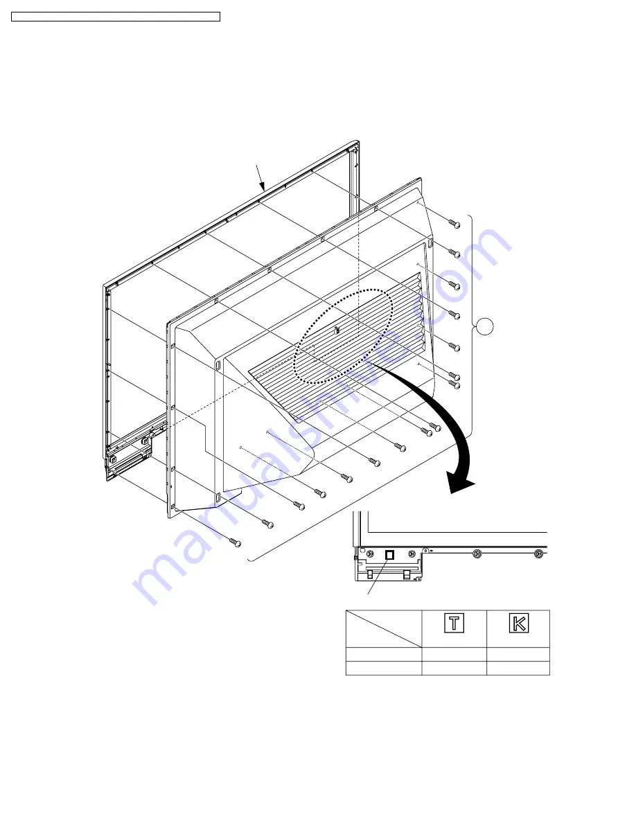 Panasonic PT-56LCX66 Service Manual Download Page 42