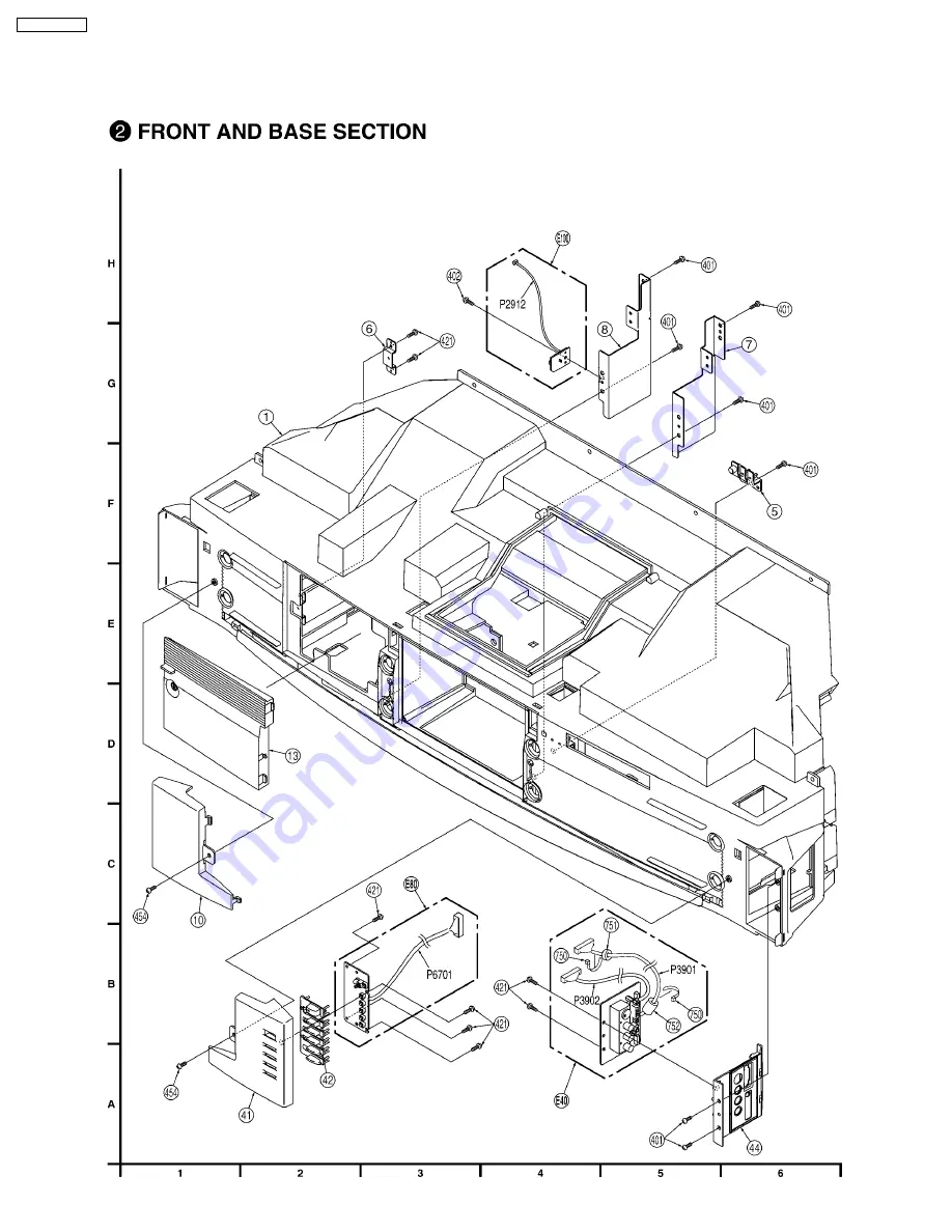 Panasonic PT-60LCX64-K Service Manual Download Page 230