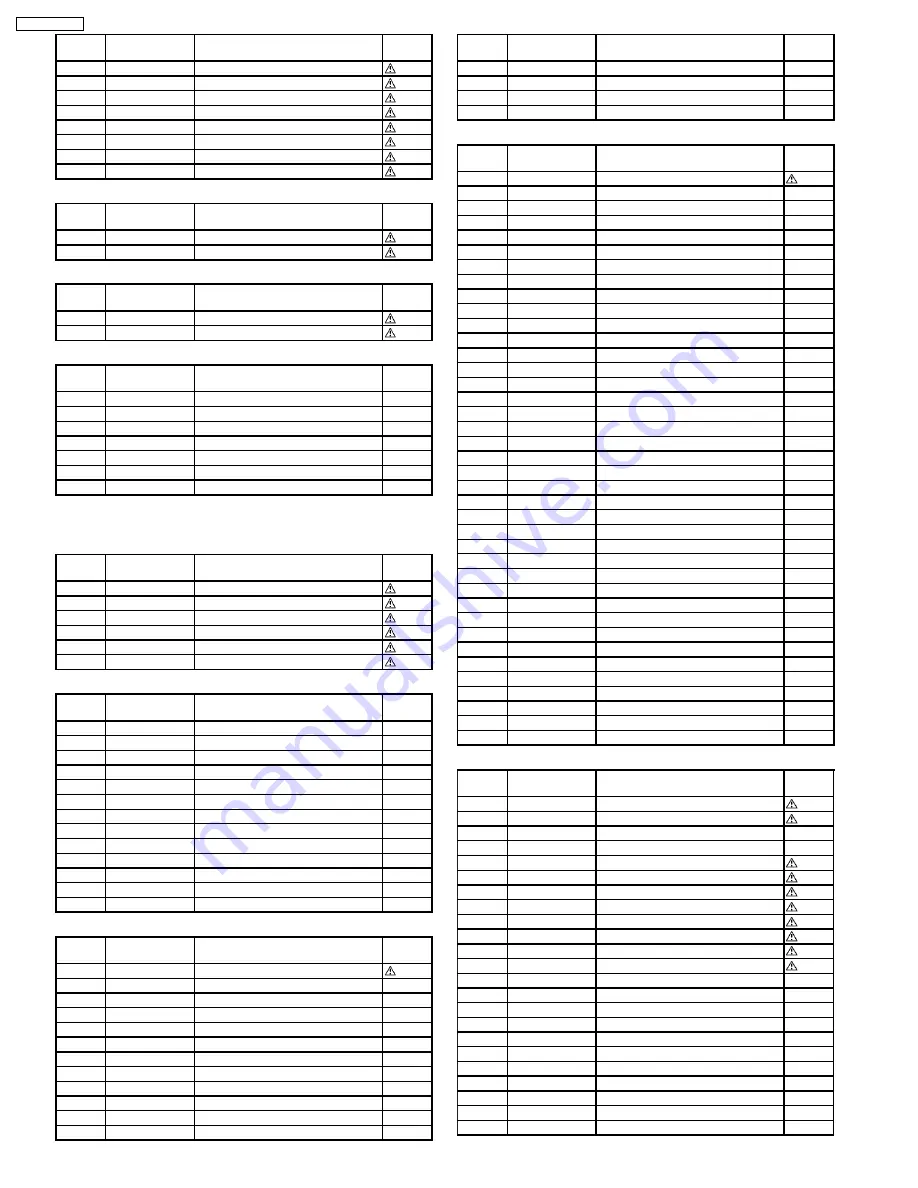 Panasonic PT-60LCX64-K Service Manual Download Page 258