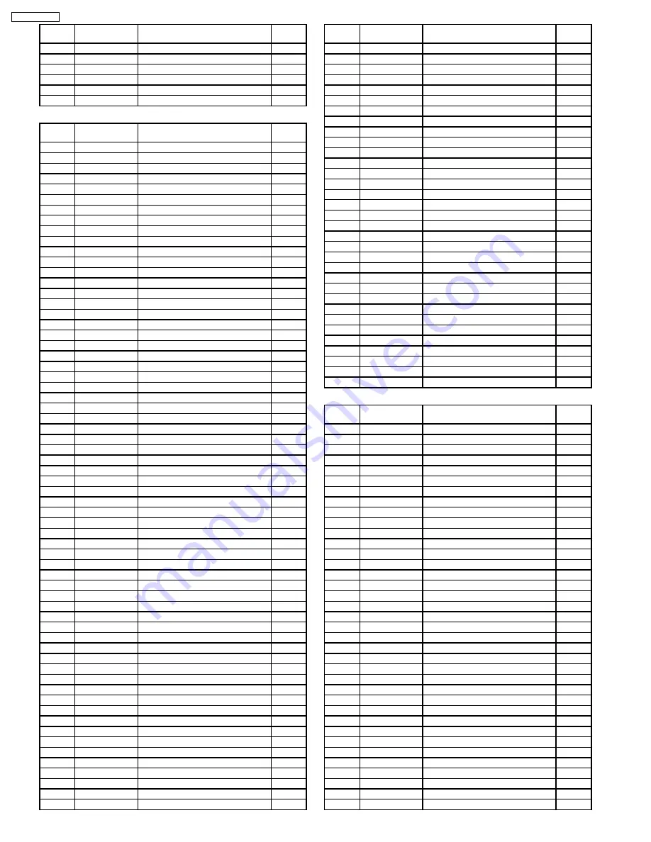 Panasonic PT-60LCX64-K Service Manual Download Page 260