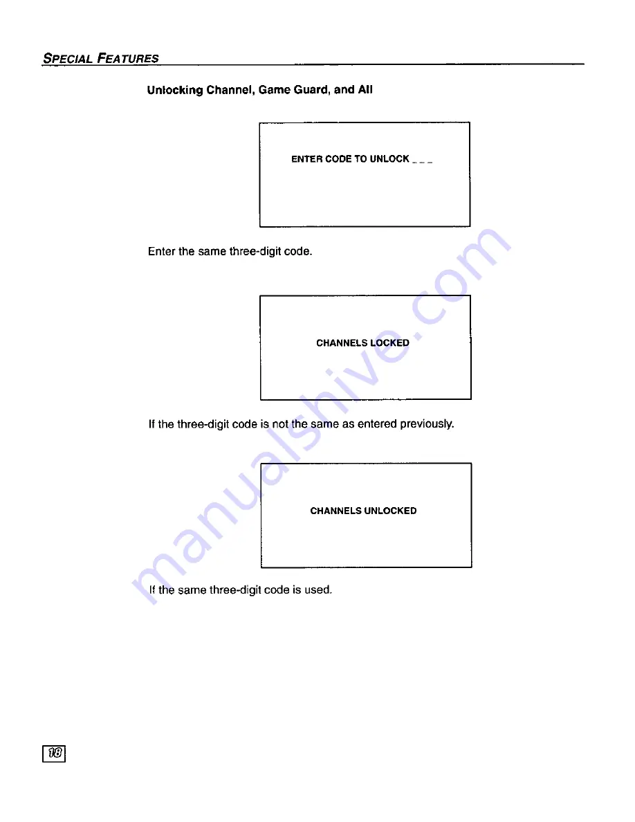 Panasonic PT-61G53 Operating Instructions Manual Download Page 20