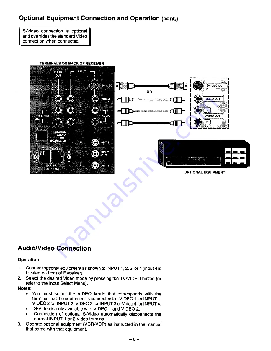 Panasonic PT-61XF70 Operating Manual Download Page 9