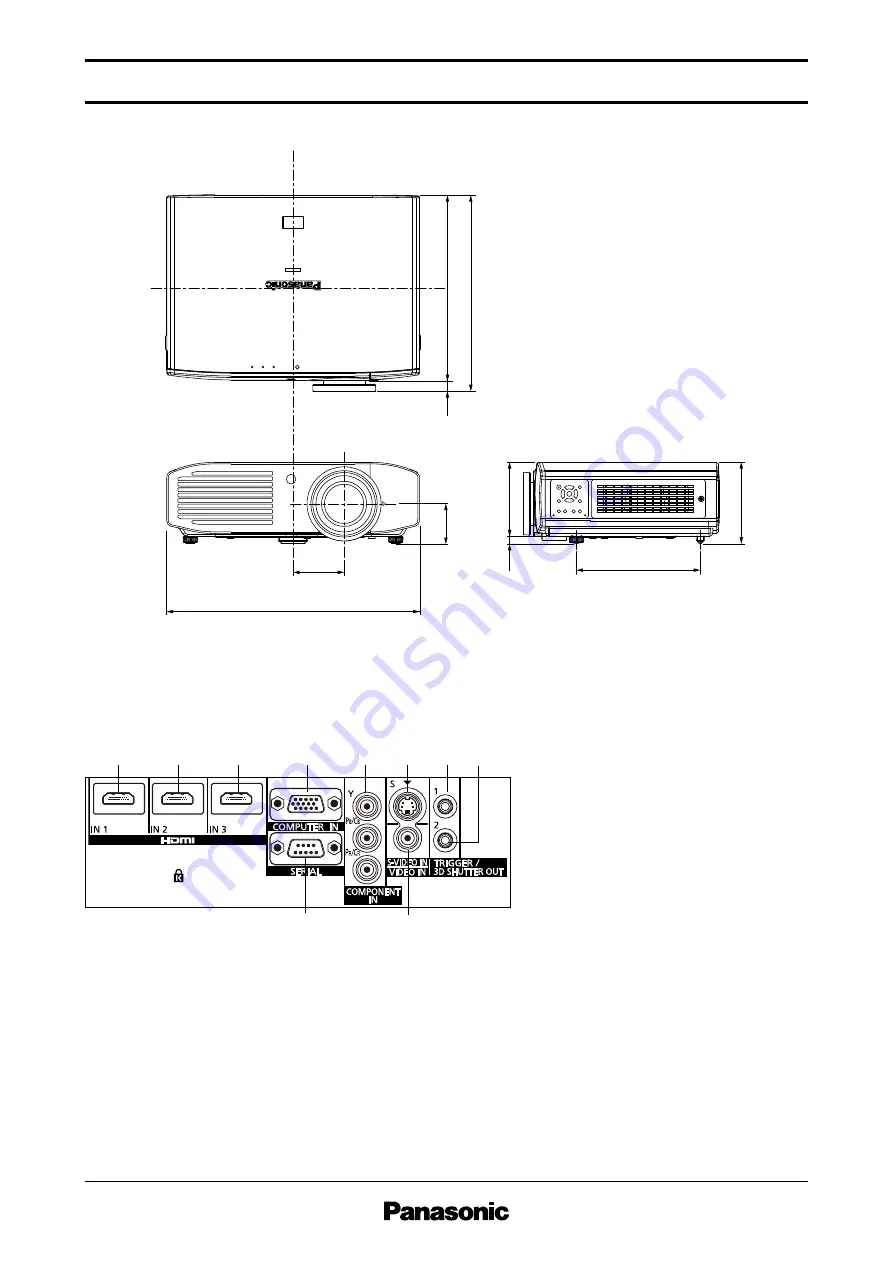 Panasonic PT-AE8000 Manual Download Page 4