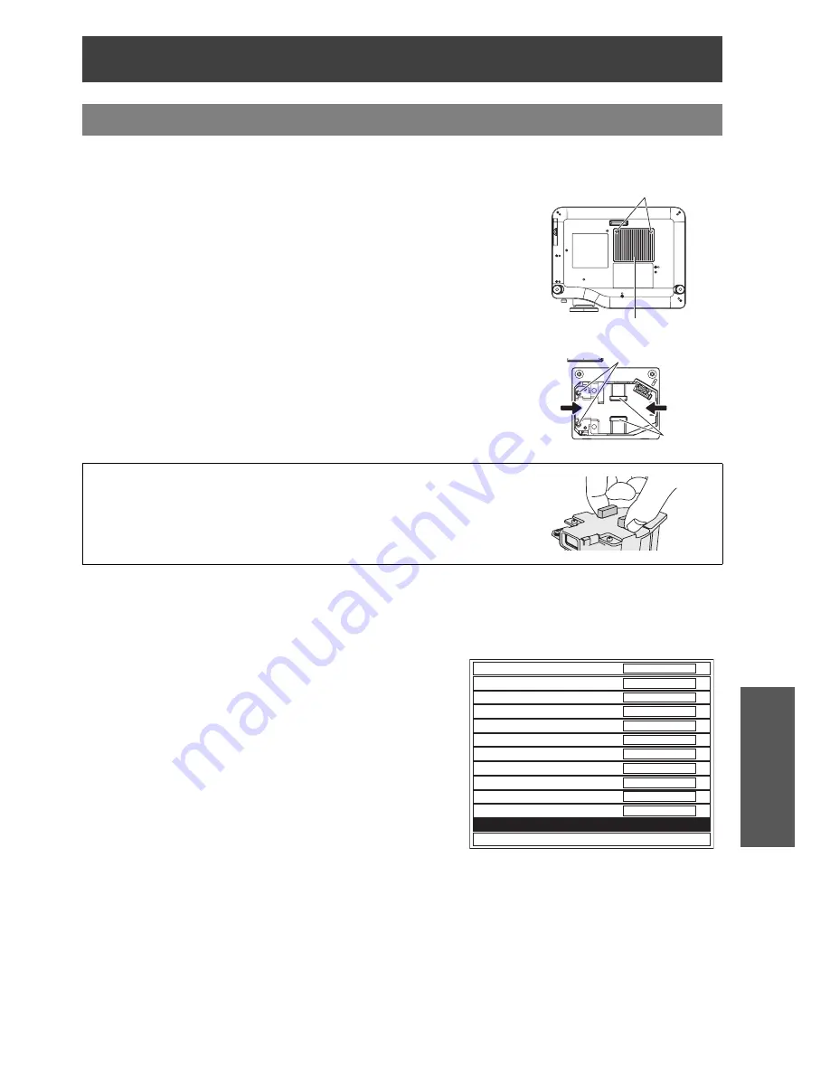 Panasonic PT-AX100E Operating Instructions Manual Download Page 39