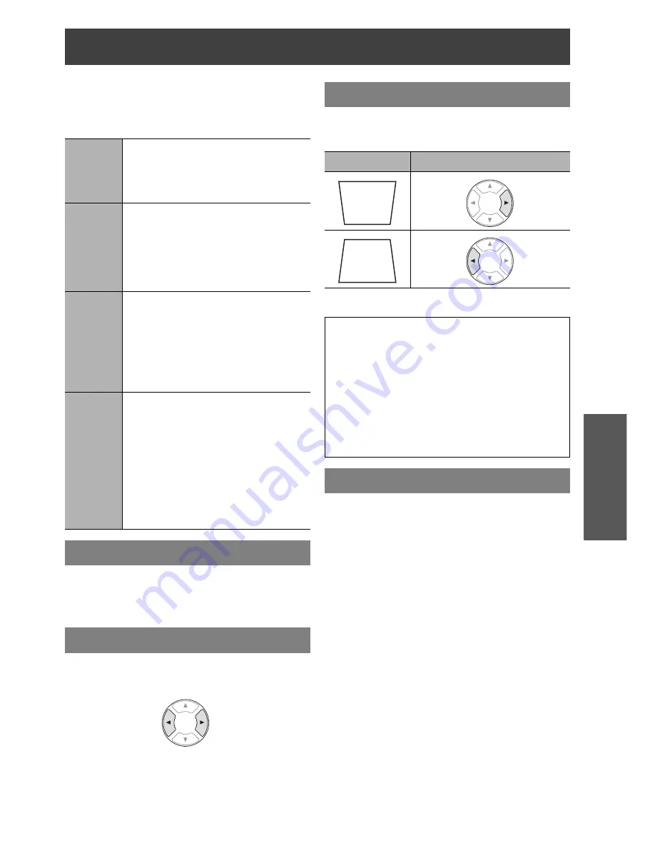 Panasonic PT AX100U - LCD Projector - HD 720p Operating Instructions Manual Download Page 33