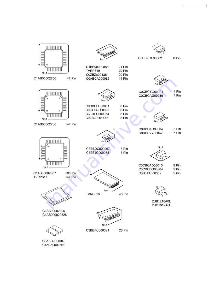 Panasonic PT-AX200E Service Manual Download Page 61