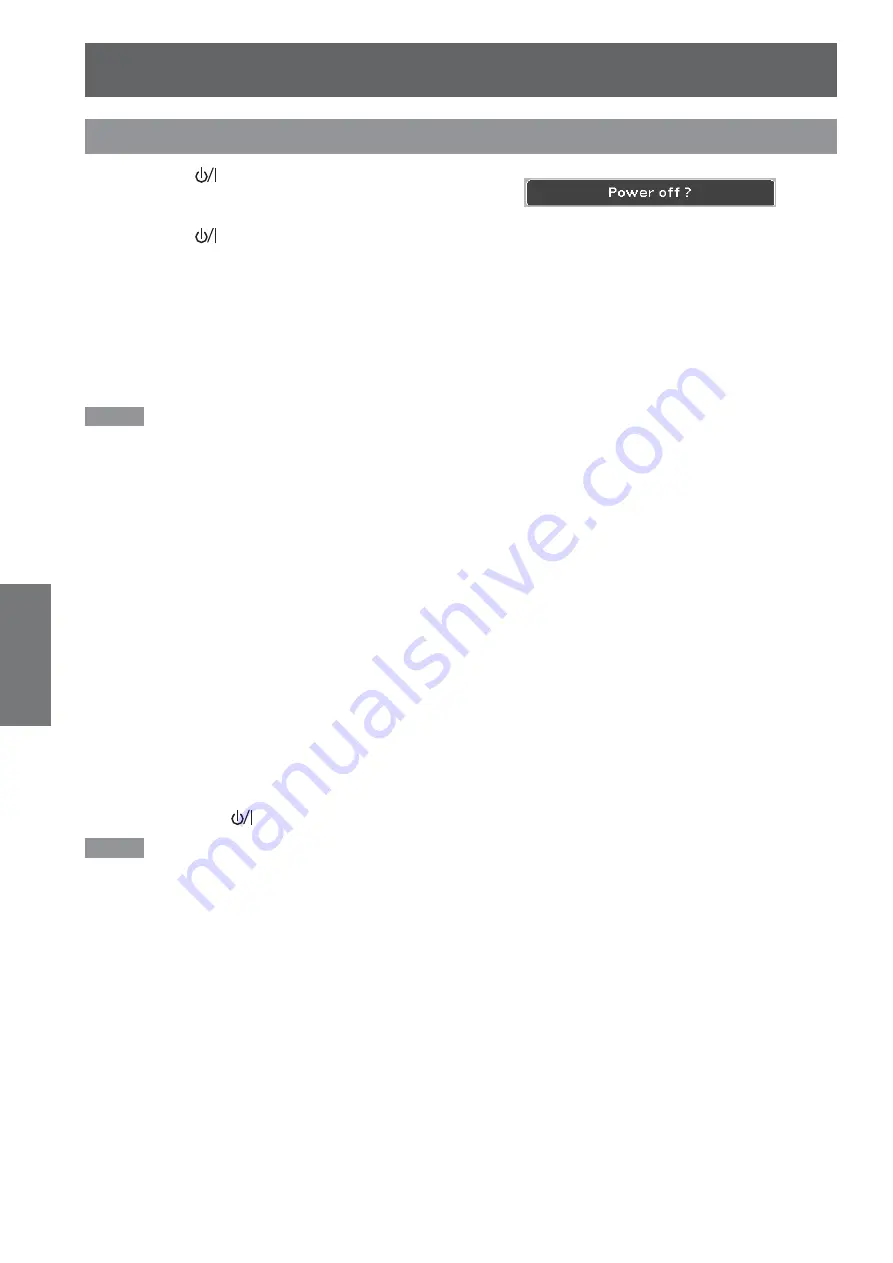 Panasonic PT-CW230EA Operating Instructions Manual Download Page 30