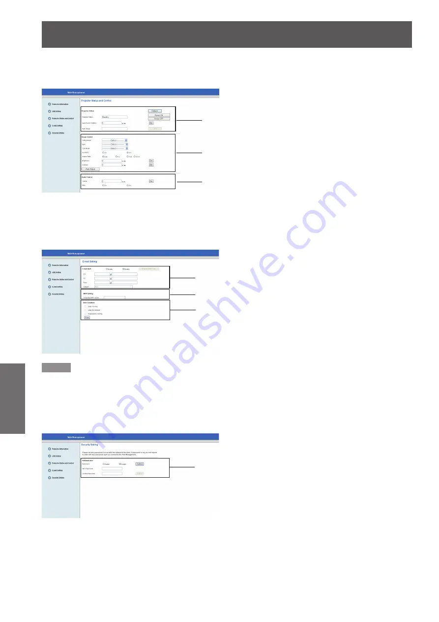 Panasonic PT-CW240U Operating Instructions Manual Download Page 54