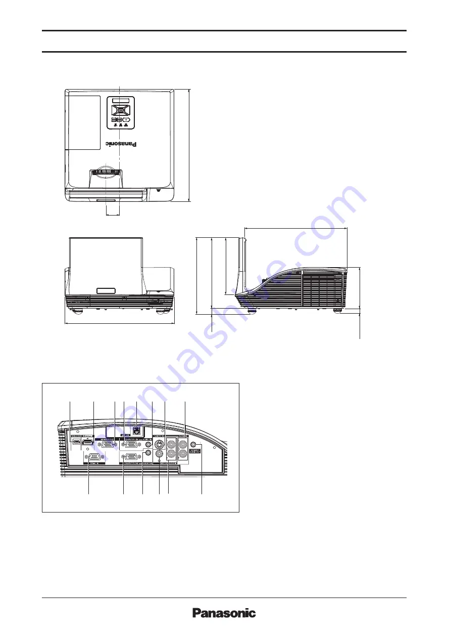 Panasonic PT-CW330 Specifications Download Page 4