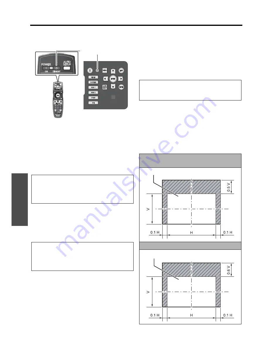 Panasonic PT-D5000E Operating Instructions Manual Download Page 20