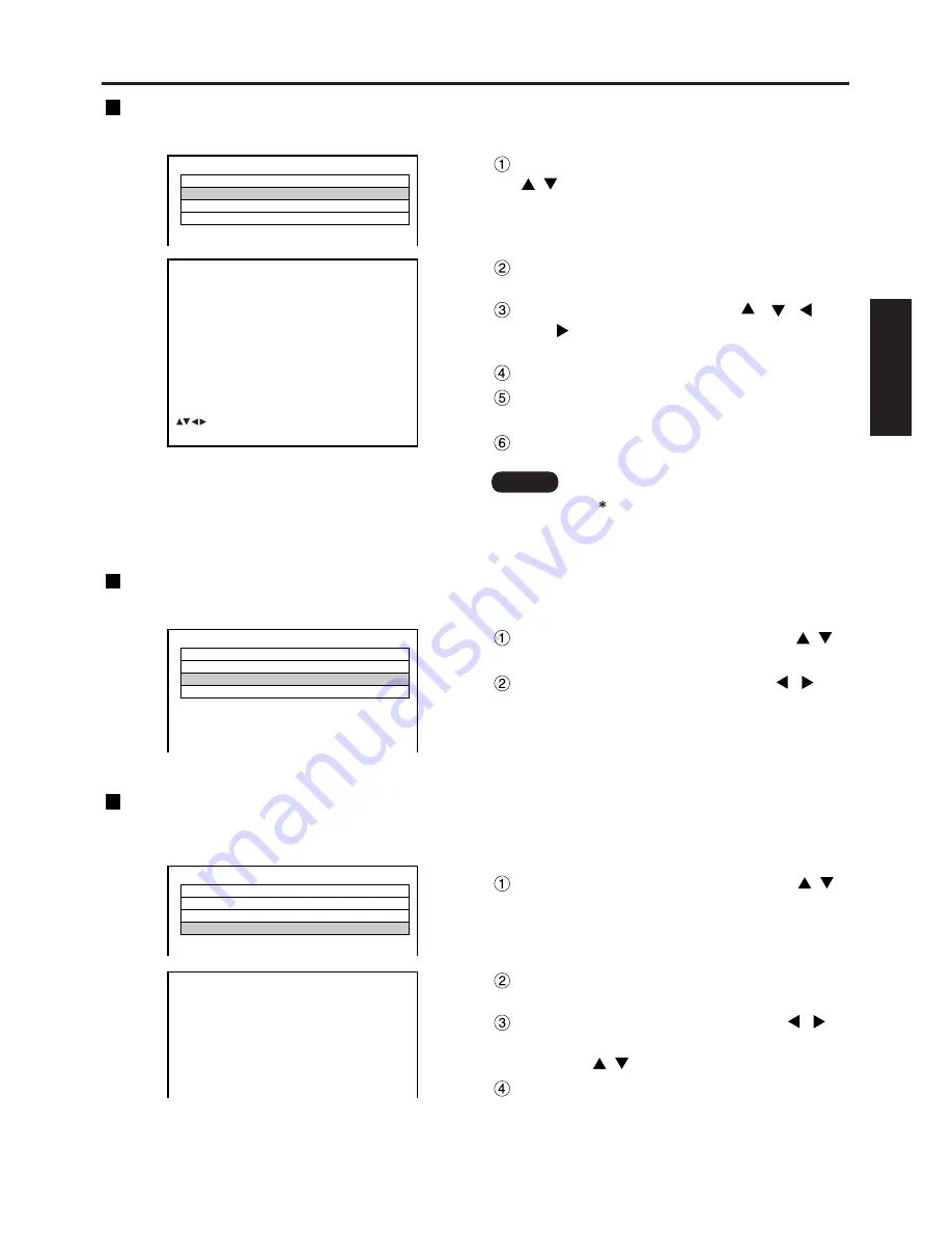 Panasonic PT-D7000E Operating Instructions Manual Download Page 79