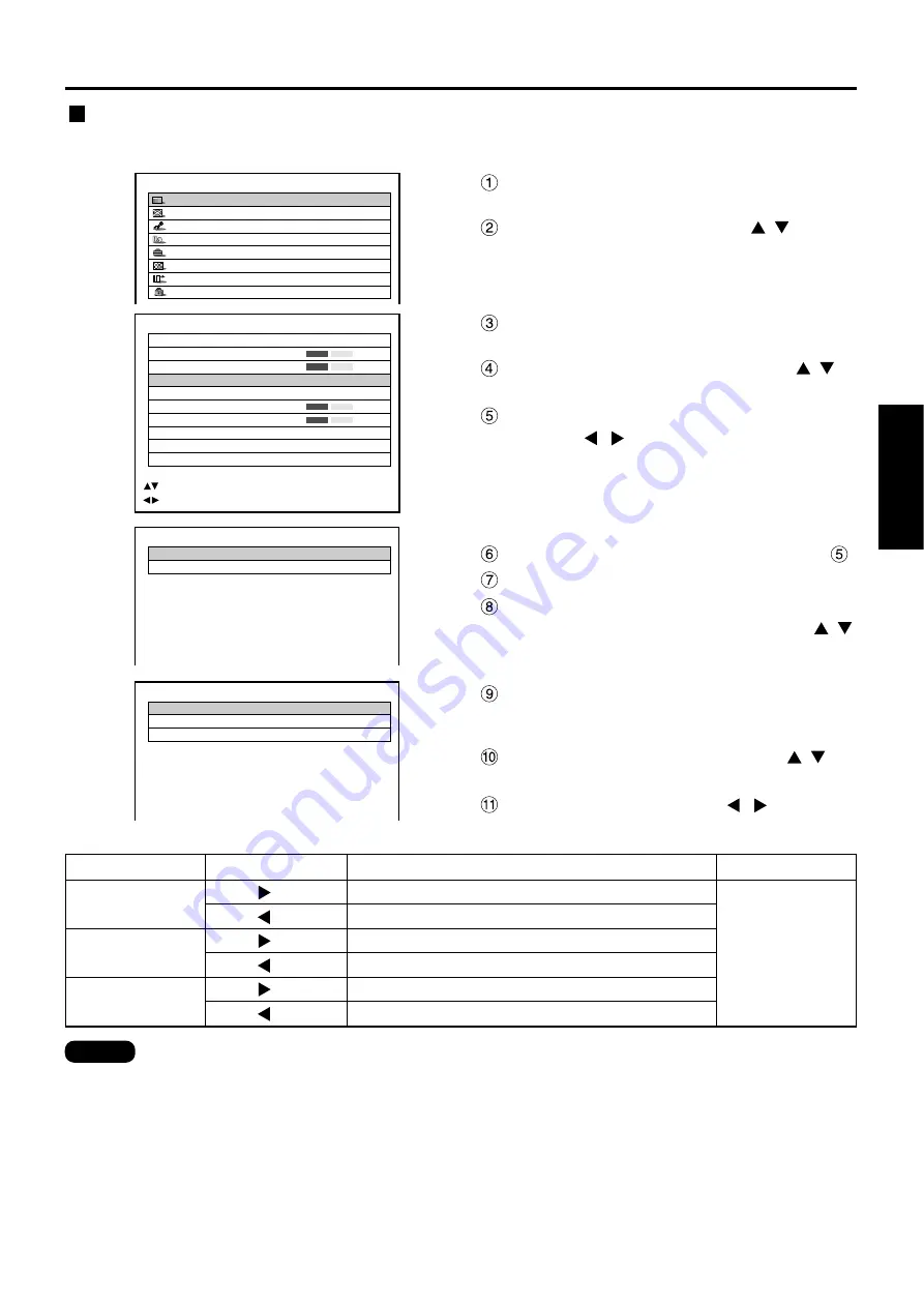 Panasonic PT-D7700E Operating Instructions Manual Download Page 49