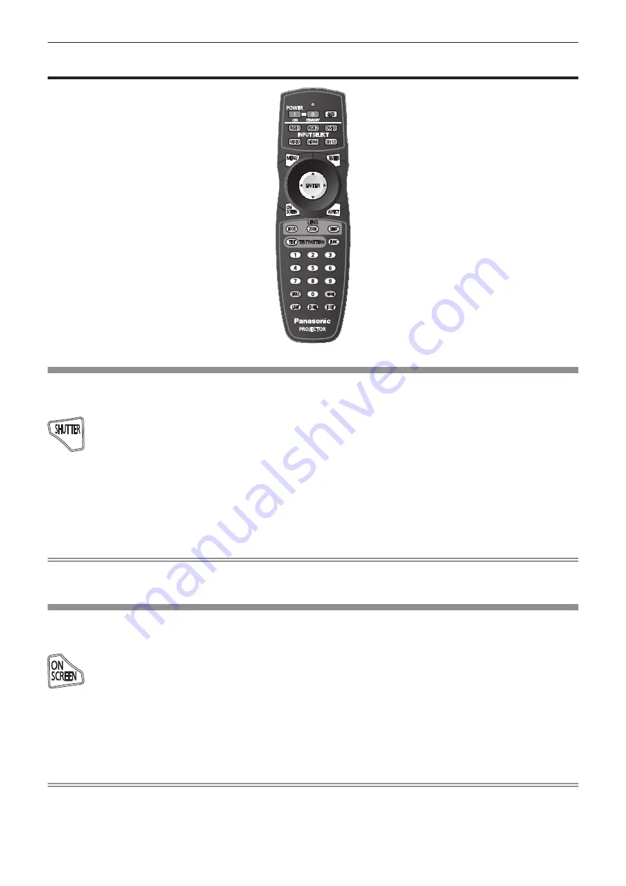 Panasonic PT-DS12KU Operating Instructions Manual Download Page 61