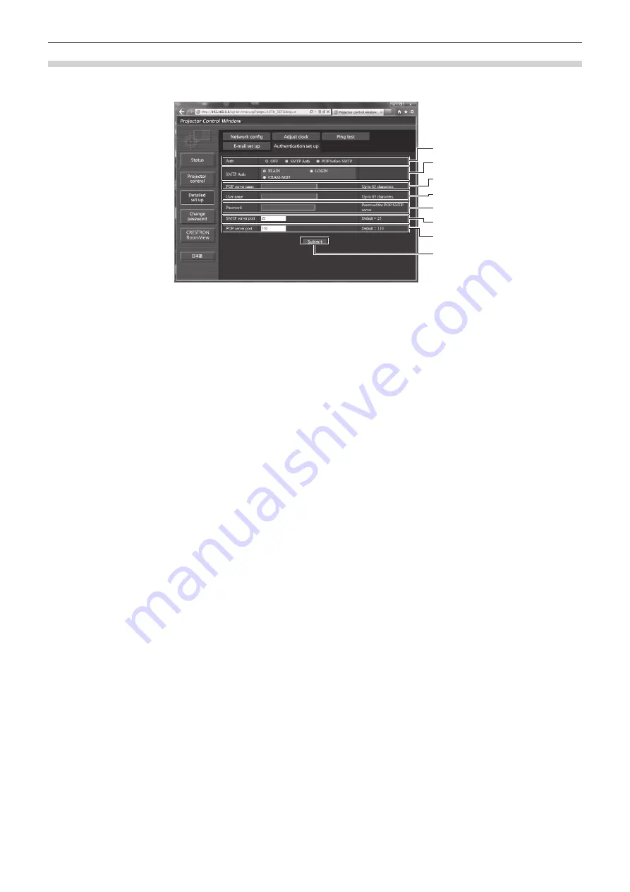 Panasonic PT-DS12KU Operating Instructions Manual Download Page 147