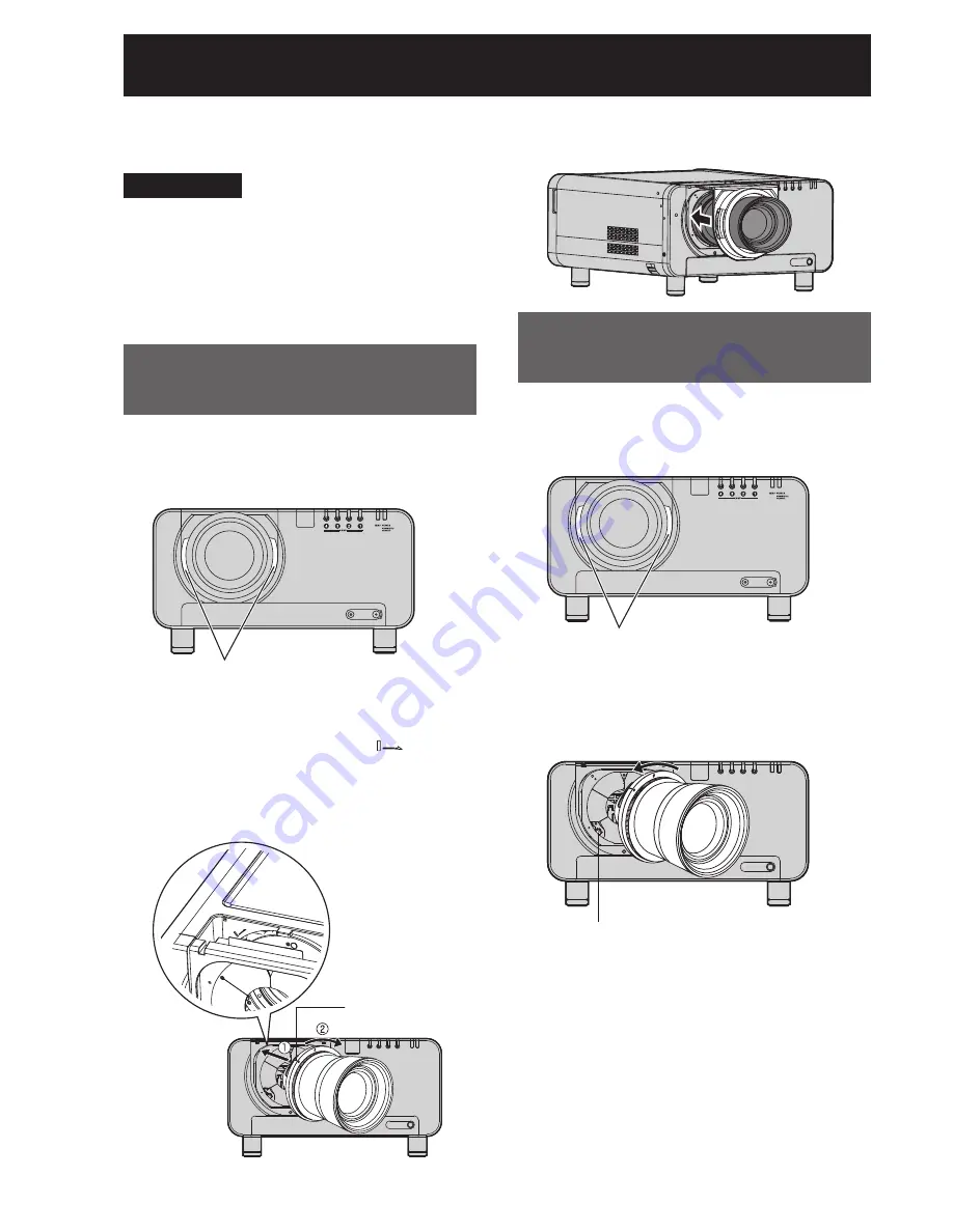 Panasonic PT-DW100E Operating Instructions Manual Download Page 34