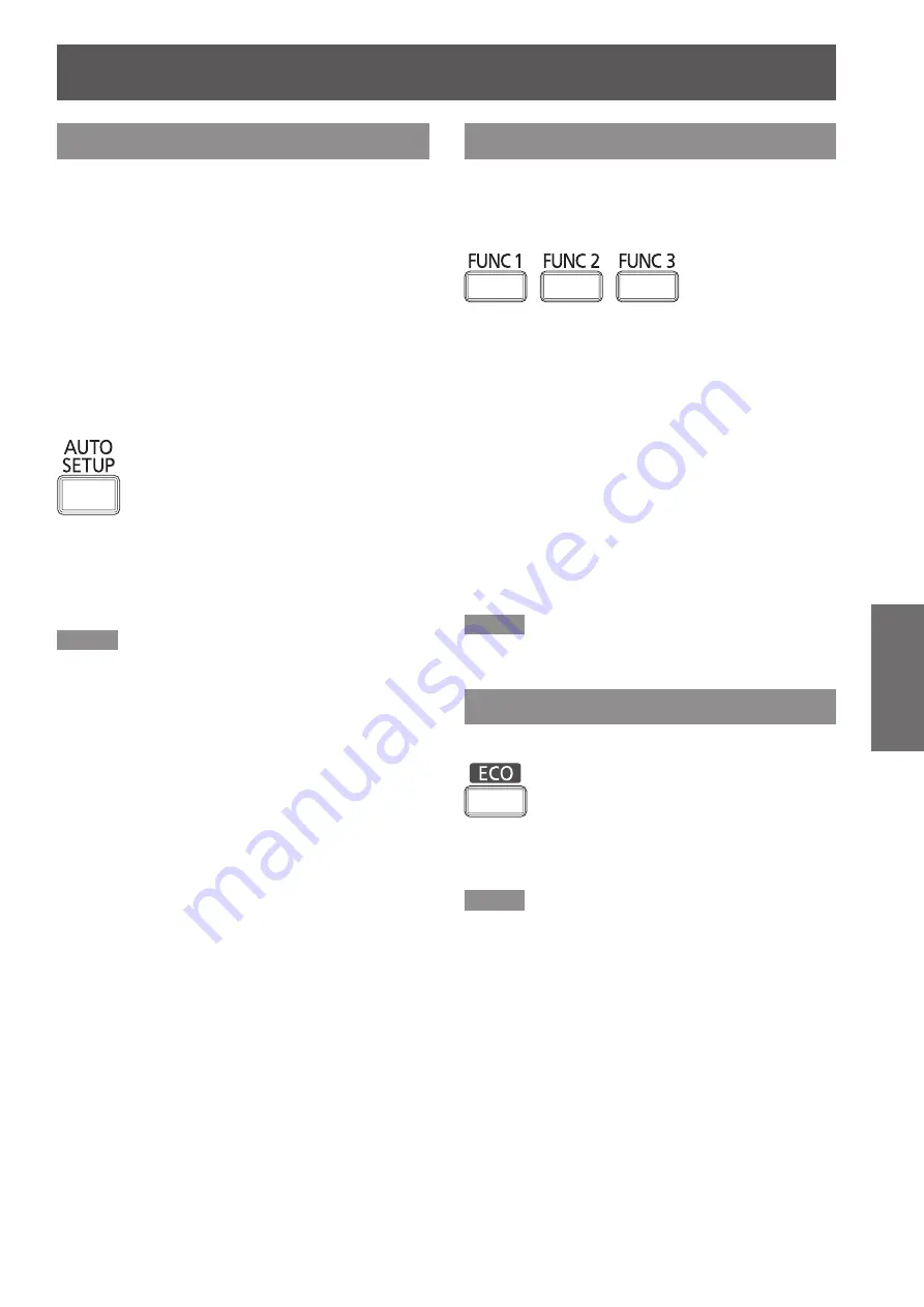 Panasonic PT-DW530U Operating Instructions Manual Download Page 37