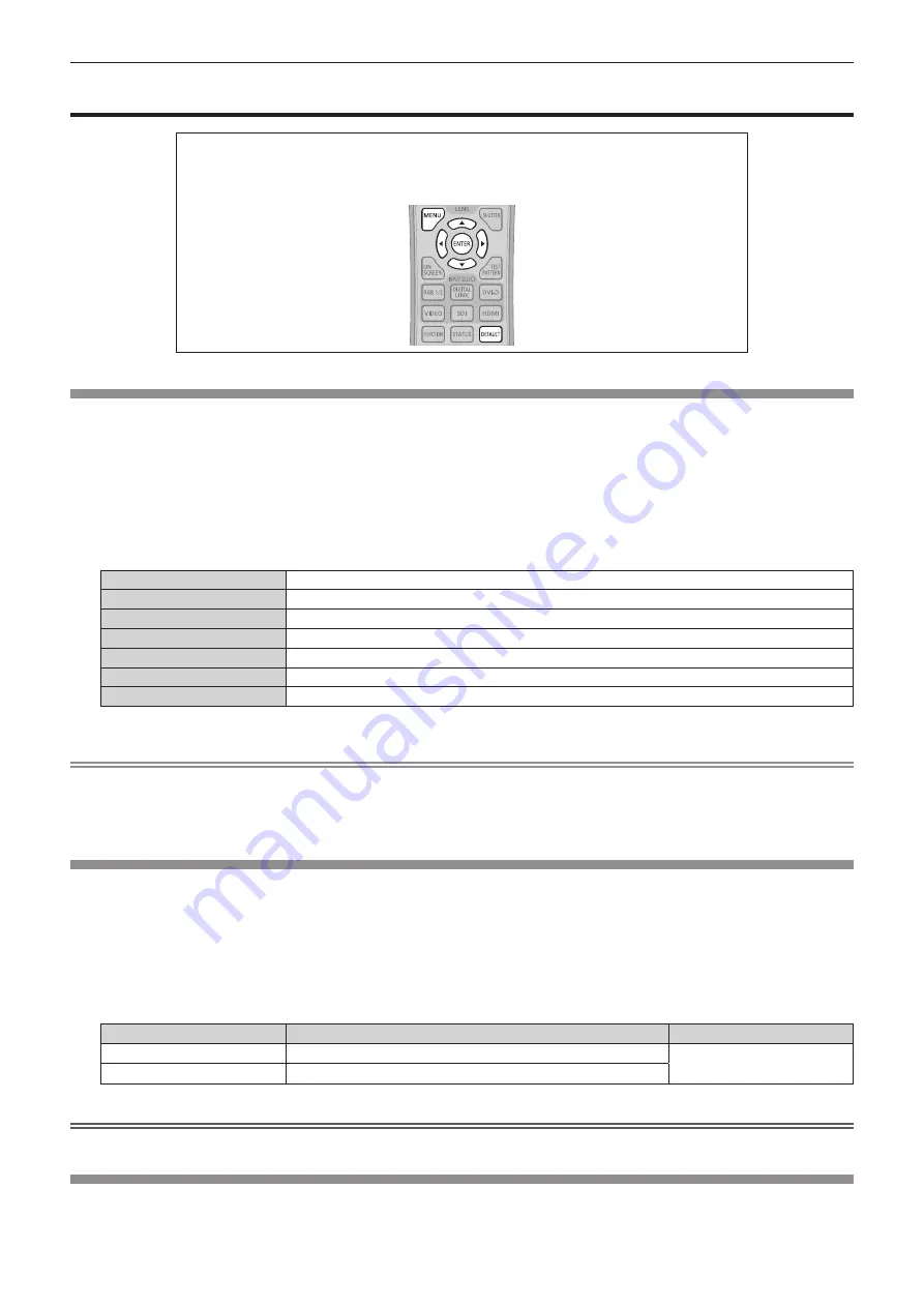 Panasonic PT-DW830E Operating Instructions Manual Download Page 71