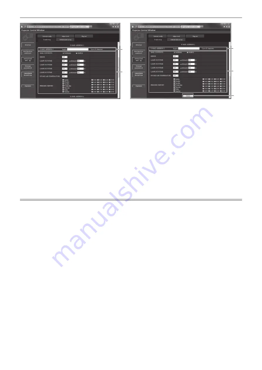 Panasonic PT-DW830E Operating Instructions Manual Download Page 148