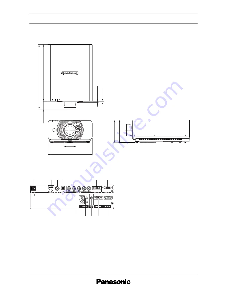 Panasonic PT-DZ570 Series Spec File Download Page 4