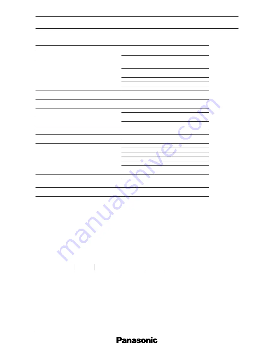 Panasonic PT-DZ570 Series Spec File Download Page 12