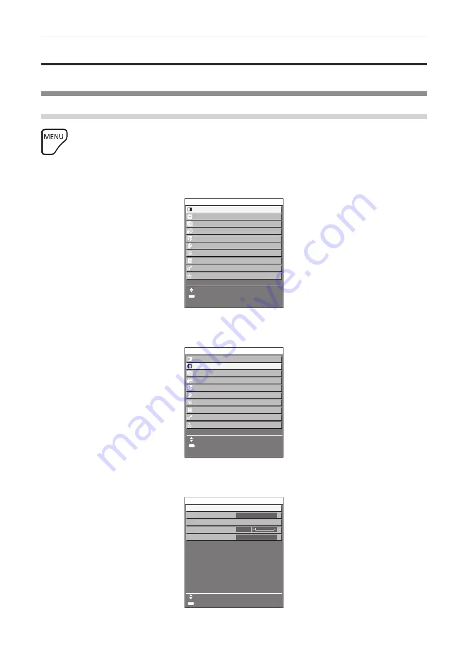 Panasonic PT-FRZ55 Operating Instructions Manual Download Page 61