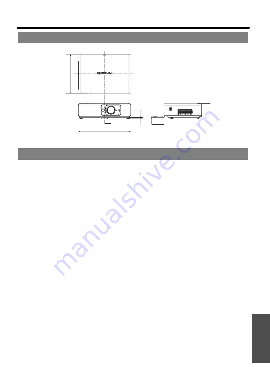 Panasonic PT-FW100NTA Operating Instructions Manual Download Page 53