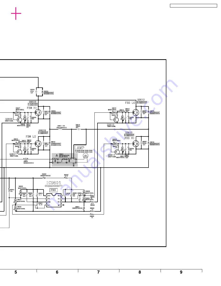 Panasonic PT-L520E Service Manual Download Page 159