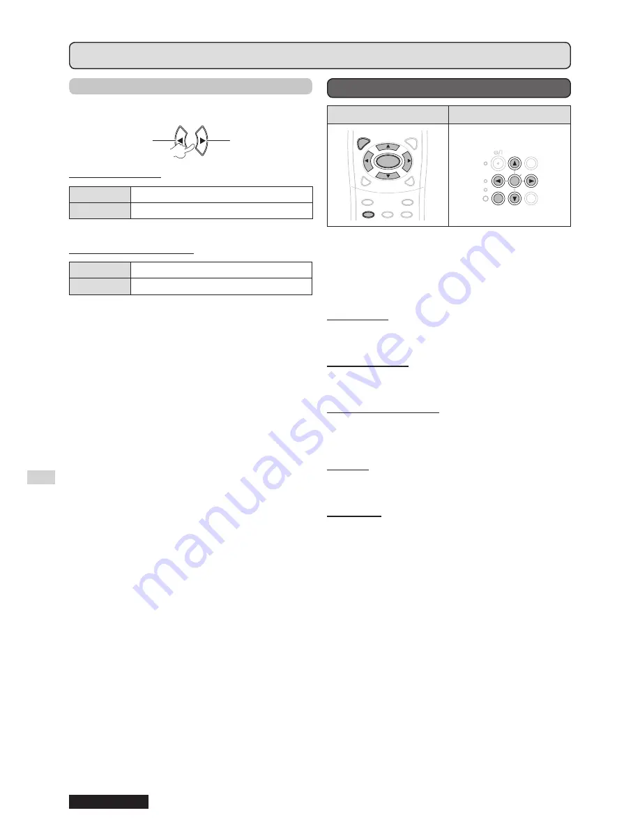 Panasonic PT-LB1E Operating Instructions Manual Download Page 44