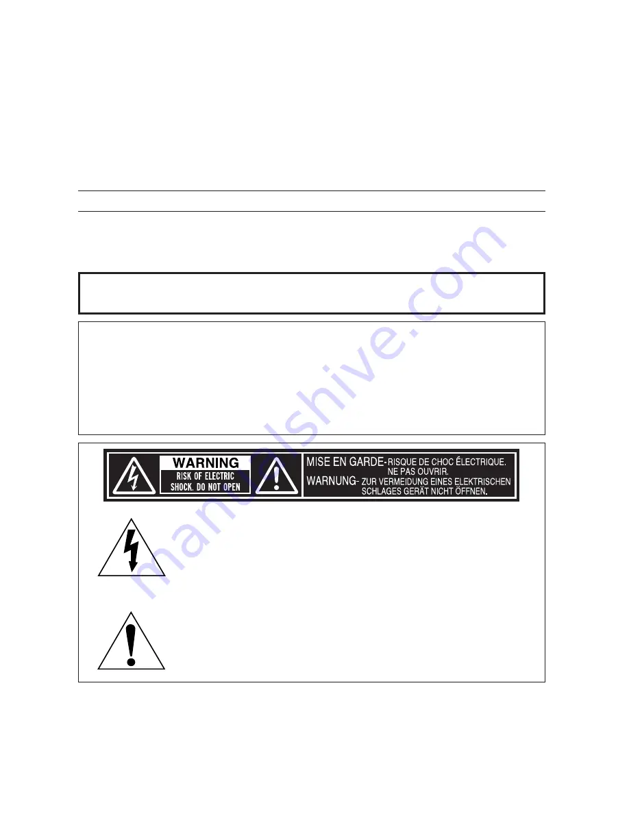 Panasonic PT-LB30 - XGA LCD Projector Operating Instructions Manual Download Page 2