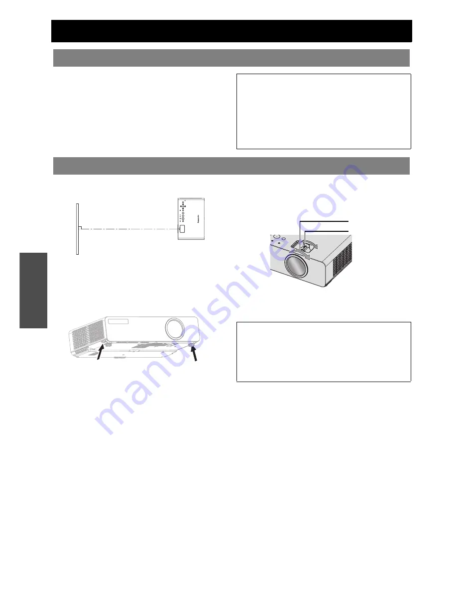 Panasonic PT-LW80NTE Operating Instructions Manual Download Page 24