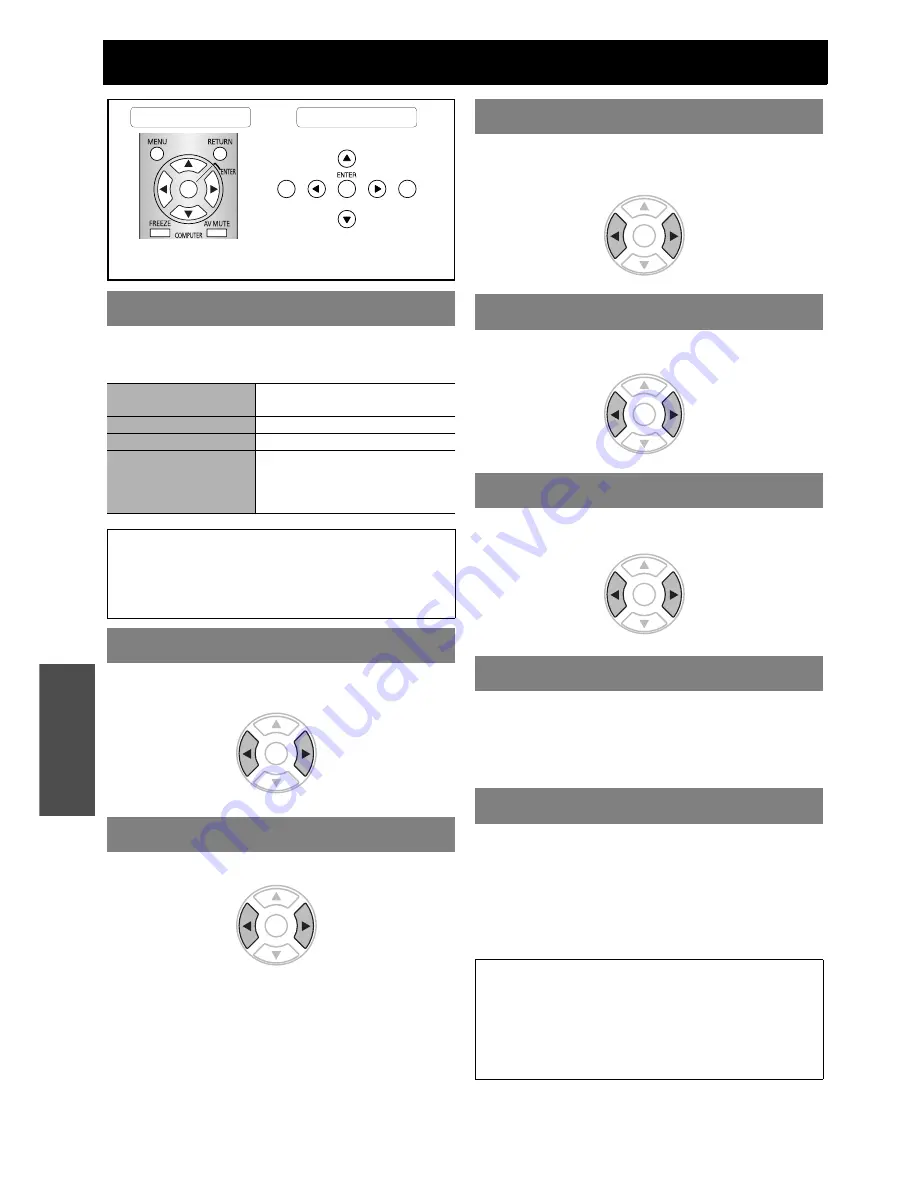 Panasonic PT-LW80NTE Operating Instructions Manual Download Page 32