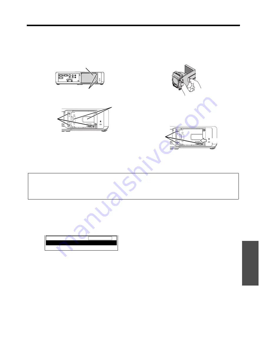 Panasonic PT-LW80NTE Operating Instructions Manual Download Page 47