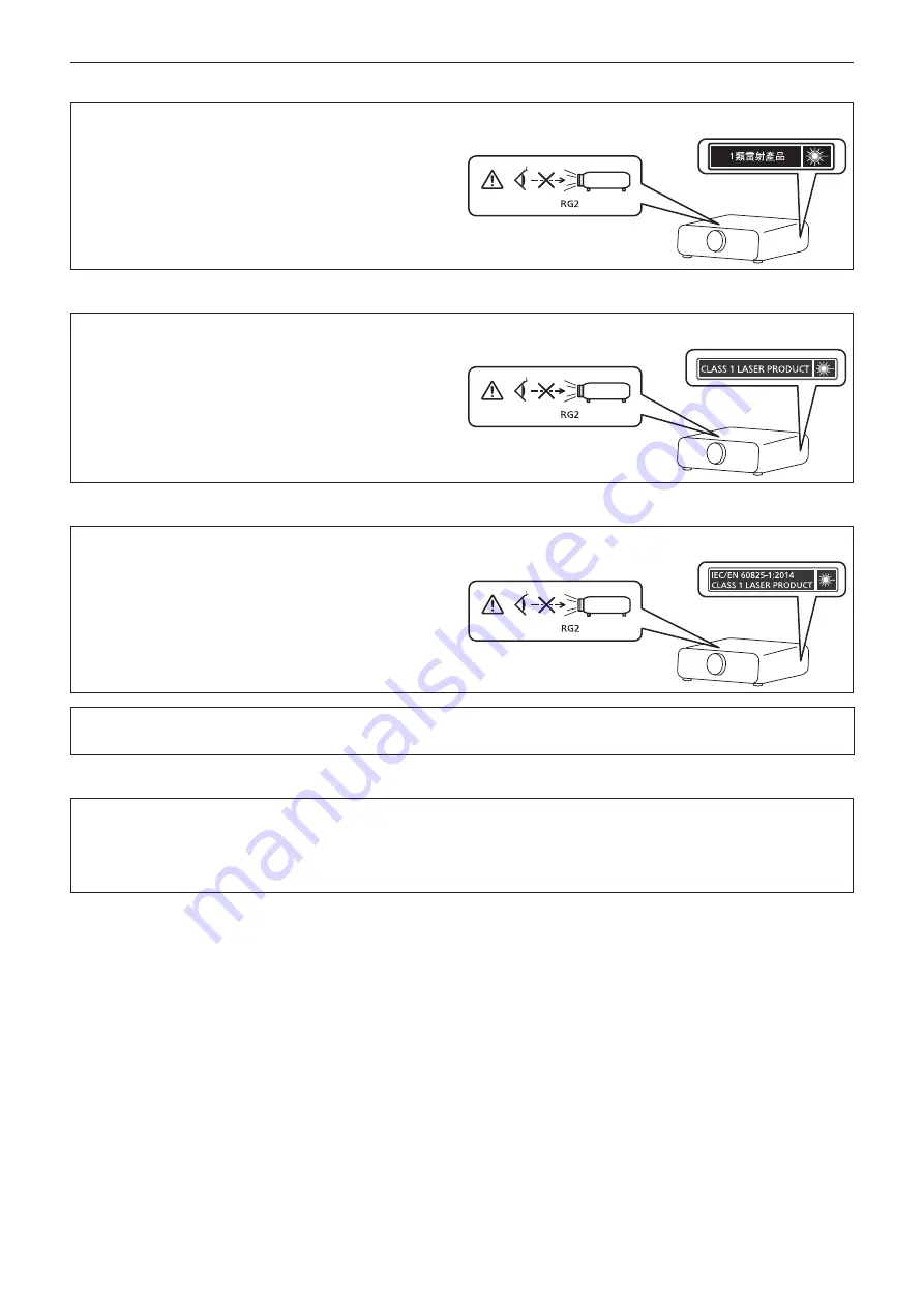 Panasonic PT-RZ870 Operating Instructions Manual Download Page 7