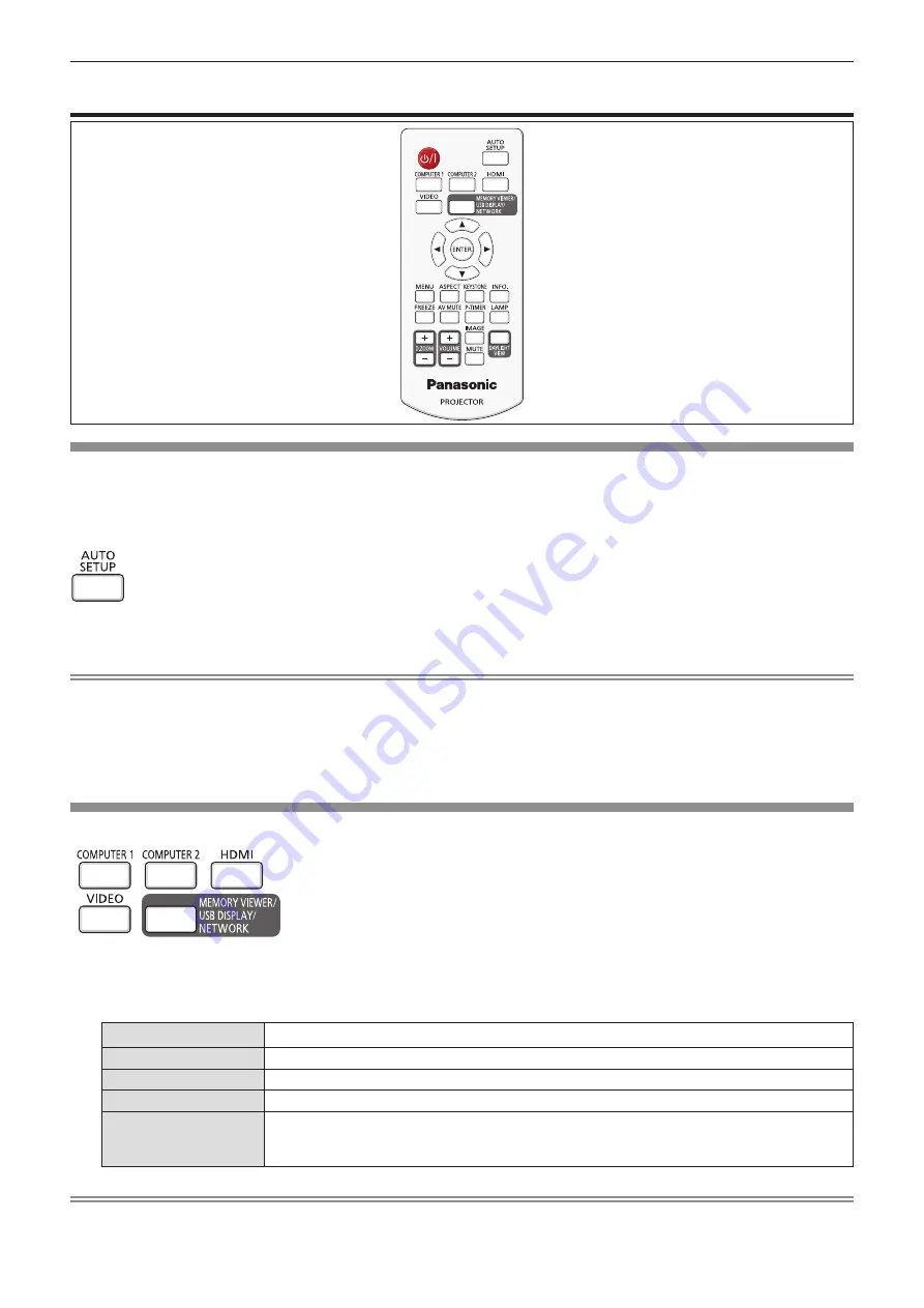 Panasonic PT-TW350D Скачать руководство пользователя страница 35