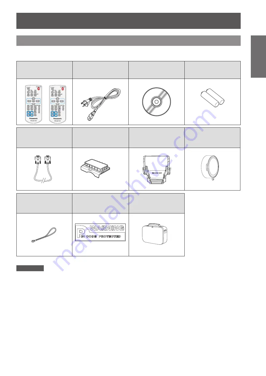 Panasonic PT-VW330U Operating Instructions Manual Download Page 15