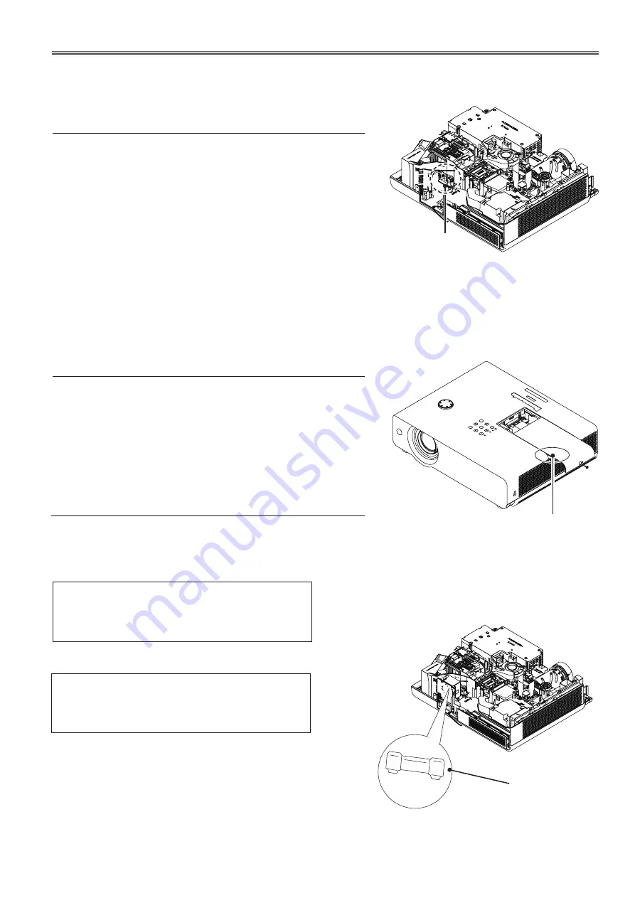 Panasonic PT-VW430E Service Manual Download Page 7