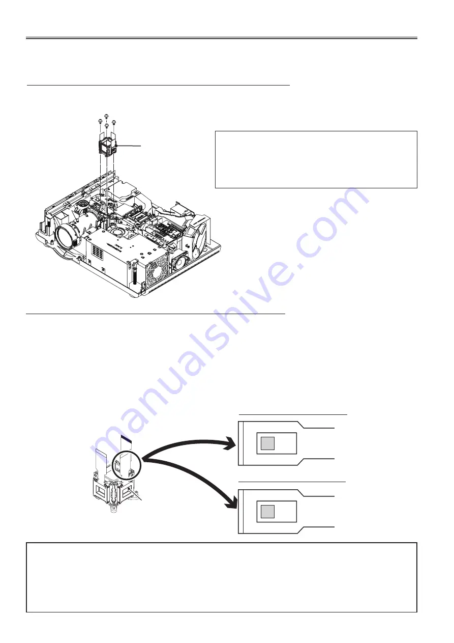 Panasonic PT-VW430E Service Manual Download Page 30