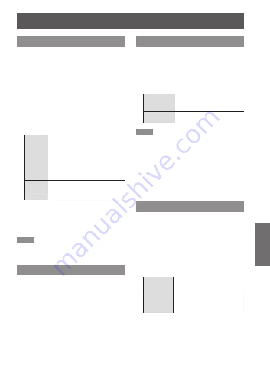 Panasonic PT-VW435NEA Operating Instructions Manual Download Page 61