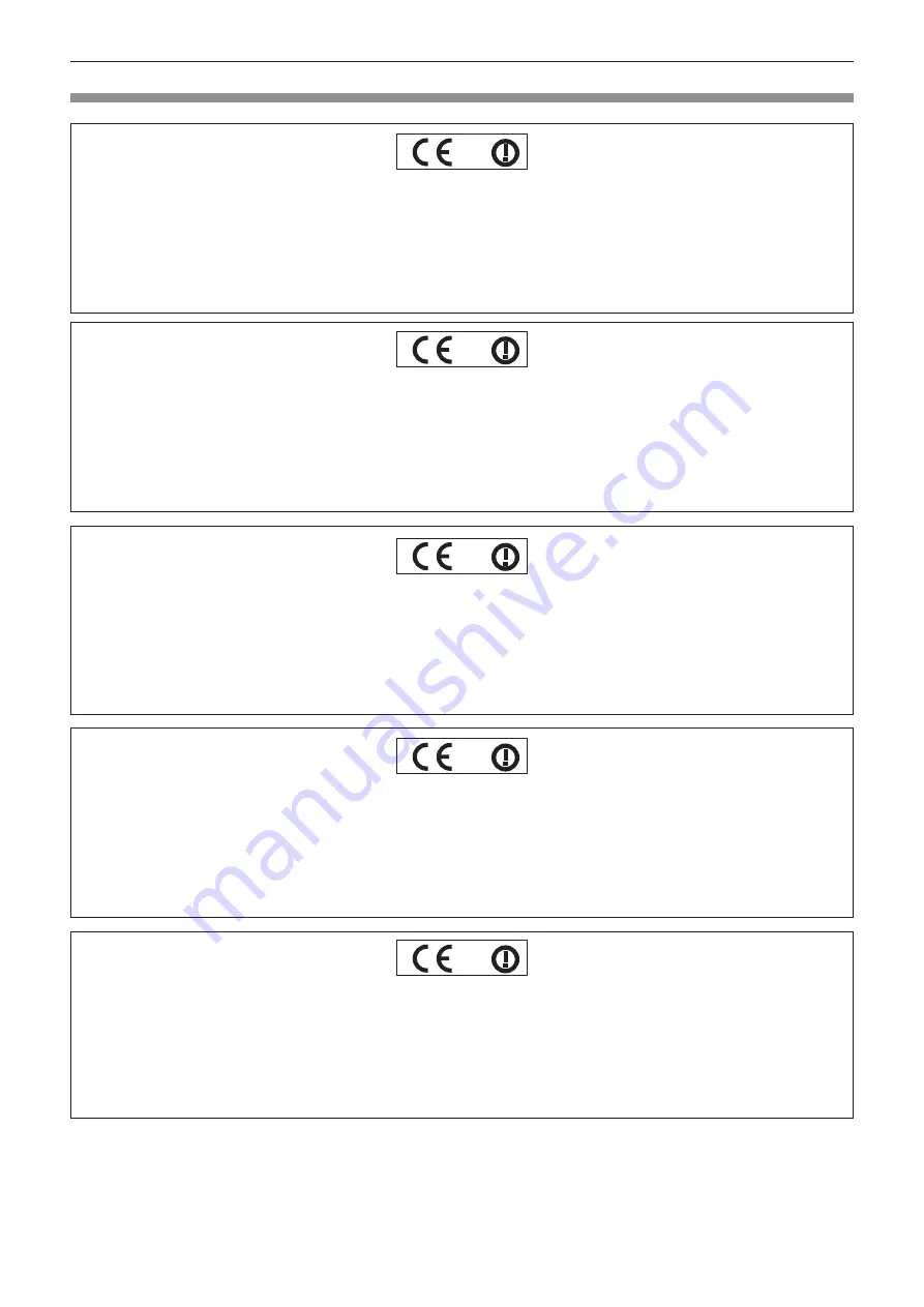 Panasonic PT-VW535N Operating Instructions Manual Download Page 10