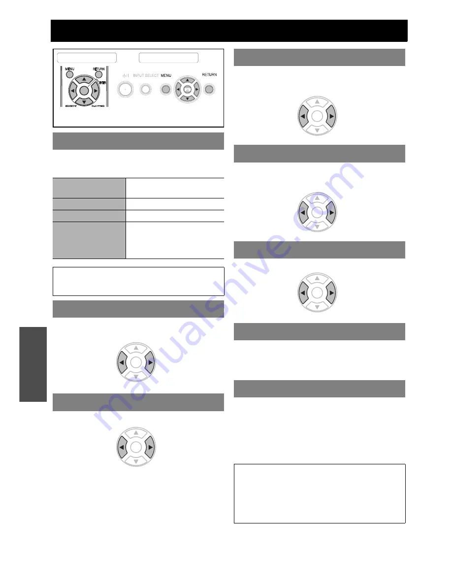 Panasonic PTFW100NTU - LCD PROJEC. WIRELESS Скачать руководство пользователя страница 30